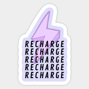 Recharge Bolt x5 Sticker